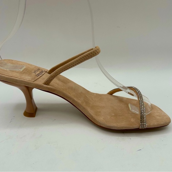 NEW • Jeffrey Campbell • Jewel Embellished Strappy Square Toe Mule kitten Heel 8 - Picture 10 of 16